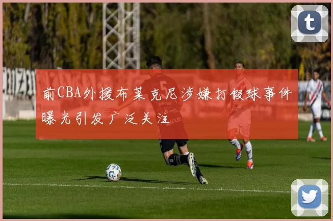前CBA外援布莱克尼涉嫌打假球事件曝光引发广泛关注